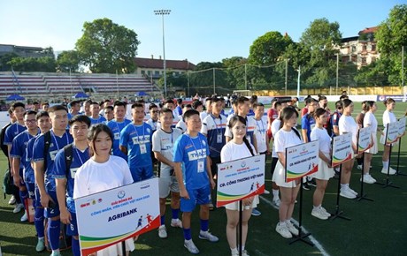 Công đoàn Công Thương Việt Nam tích cực tham gia giải bóng đá 2025