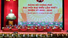 Đại hội đại biểu Đảng bộ Chính phủ lần thứ I tiến hành phiên chính thức
