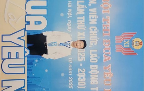 Phạm Xuân Huy – Gương mặt tiêu biểu của Tổng công ty Thép Việt Nam được vinh danh toàn quốc
