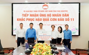 Vinachem tiếp tục ủng hộ đồng bào vùng lũ tại tỉnh Cao Bằng, Thái Nguyên