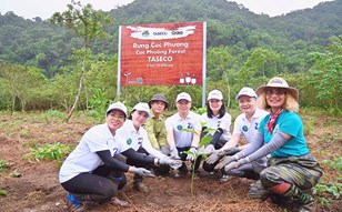 Dấu ấn trồng 1000 cây xanh cho Hành trình 20 năm Taseco 