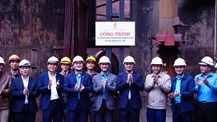 Công đoàn Công Thương Việt Nam dự lễ gắn biển công trình tại Gang thép Thái Nguyên