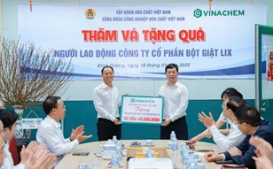 Tập đoàn Hóa chất Việt Nam thăm và chúc Tết tại Công ty CP Bột giặt LIX