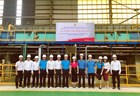 Gắn biển Công trình Công đoàn tiêu biểu chào mừng Đại hội Đảng bộ Tổng công ty Thép Việt Nam-CTCP lần thứ IV