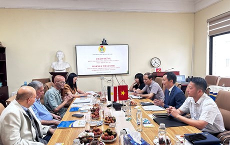 Công đoàn Công nghiệp Thực phẩm Ai Cập thăm và làm việc với Công đoàn Công Thương Việt Nam