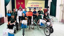Công đoàn Công Thương Việt Nam tri ân các thương, bệnh binh tại Trung tâm Điều dưỡng Hưng Yên