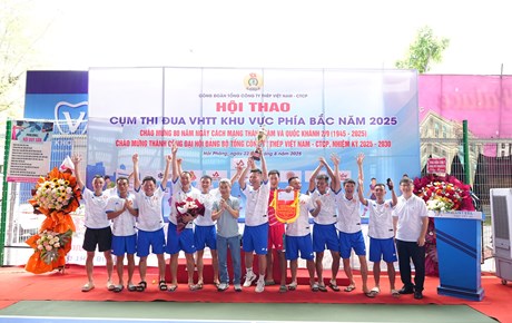 Công đoàn Tổng công ty Thép Việt Nam: Sôi nổi Hội thao Cụm thi đua Văn hóa - Thể thao khu vực phía Bắc 2025