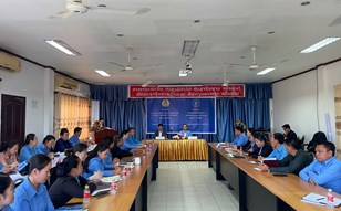 Đoàn đại biểu CĐCTVN thăm, làm việc và hỗ trợ tập huấn tại CHDCND Lào