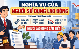 Nghĩa vụ của Người sử dụng lao động trong trường hợp thay đổi cơ cấu, công nghệ hoặc vì lý do kinh tế người lao động cần biết