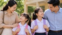 Gia đình có hai con gái có thể được hỗ trợ BHYT, sữa học đường
