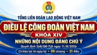 Điểu lệ Công đoàn Việt Nam khóa XIV: Những nội dung đáng chú ý