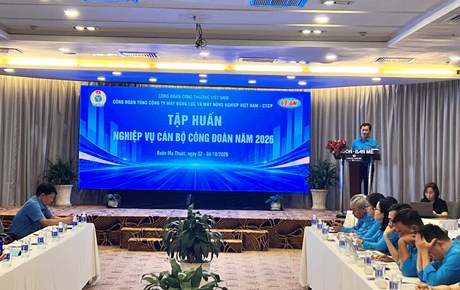 Hội nghị tập huấn hoạt động công đoàn năm 2026 của Công đoàn VEAM