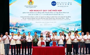 Công đoàn Thanh Hóa đồng hành cùng doanh nghiệp, chăm lo người lao động