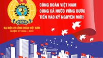 Ra mắt bộ Biểu trưng và Tranh cổ động tuyên truyền Đại hội XIV Công đoàn Việt Nam