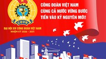 Ra mắt bộ Biểu trưng và Tranh cổ động tuyên truyền Đại hội XIV Công đoàn Việt Nam