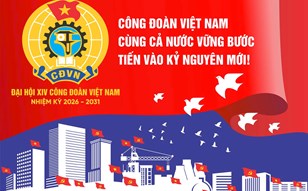 Ra mắt bộ Biểu trưng và Tranh cổ động tuyên truyền Đại hội XIV Công đoàn Việt Nam