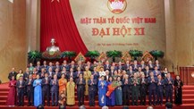 70 đồng chí tham gia Đoàn Chủ tịch Ủy ban Trung ương MTTQ Việt Nam khóa XI
