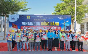 Hưởng ứng Tháng Công nhân 2026: Công đoàn Công thương Việt Nam lan tỏa hơi ấm đến người lao động VINAINCON Miền Nam