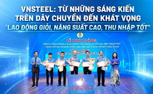 VNsteel: Từ những sáng kiến dây chuyền đến khát vọng "Lao động giỏi, năng suất cao, thu nhập tốt" 