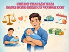 Quyền lợi BHXH của lao động nam khi vợ sinh con, người lao động cần biết