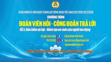 Chương trình "Đoàn viên hỏi - Công đoàn trả lời" số 2: Giải đáp chính sách bảo hiểm xã hội cho đoàn viên, người lao động