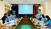 Đoàn đại biểu cấp cao Trung ương Liên hiệp Công đoàn Lào thăm và làm việc với Công đoàn Công Thương Việt Nam