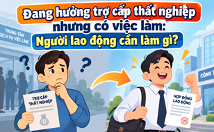 Đang hưởng trợ cấp thất nghiệp nhưng có việc làm: Người lao động cần làm gì?