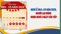 Không cho người lao động nghỉ 5 ngày lễ 30-4 và 1-5, doanh nghiệp có bị phạt?