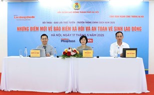 CĐCT Hà Nội tổ chức chương trình giao lưu trực tuyến với chủ đề “Những điểm mới về BHXH và an toàn, vệ sinh lao động” 