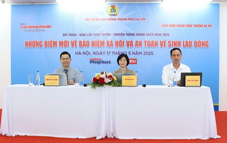 CĐCT Hà Nội tổ chức chương trình giao lưu trực tuyến với chủ đề “Những điểm mới về BHXH và an toàn, vệ sinh lao động” 