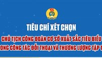 Tiêu chí xét chọn Chủ tịch Công đoàn cơ sở xuất sắc tiêu biểu trong công tác đối ngoại và thương lượng Tập thể