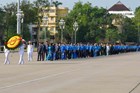 Đoàn đại biểu dự Đại hội XIV Công đoàn Việt Nam vào Lăng viếng Chủ tịch Hồ Chí Minh